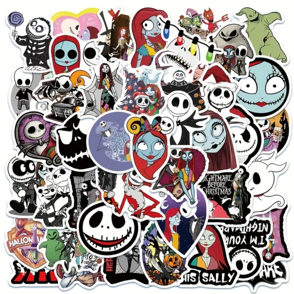 Disney Nightmare Before Christmas Sticker Set - Multicolor & Multisizes
